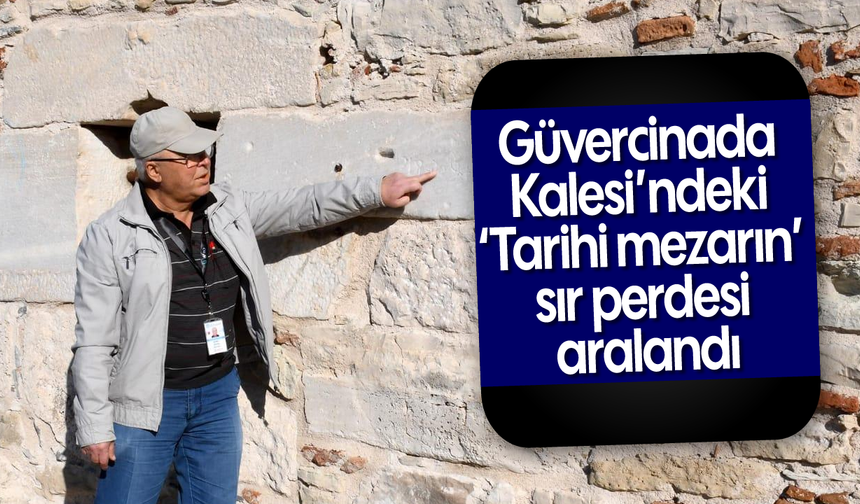 Güvercinada Kalesi'ndeki 'Tarihi mezarın' sır perdesi aralandı