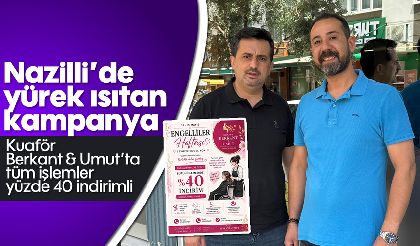 Nazilli'de yürek ısıtan kampanya