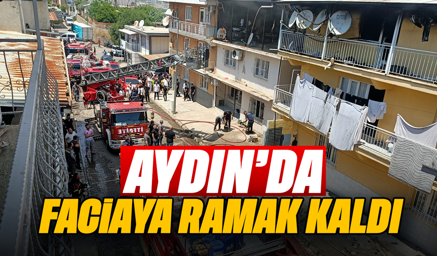 Aydın'da faciaya ramak kaldı