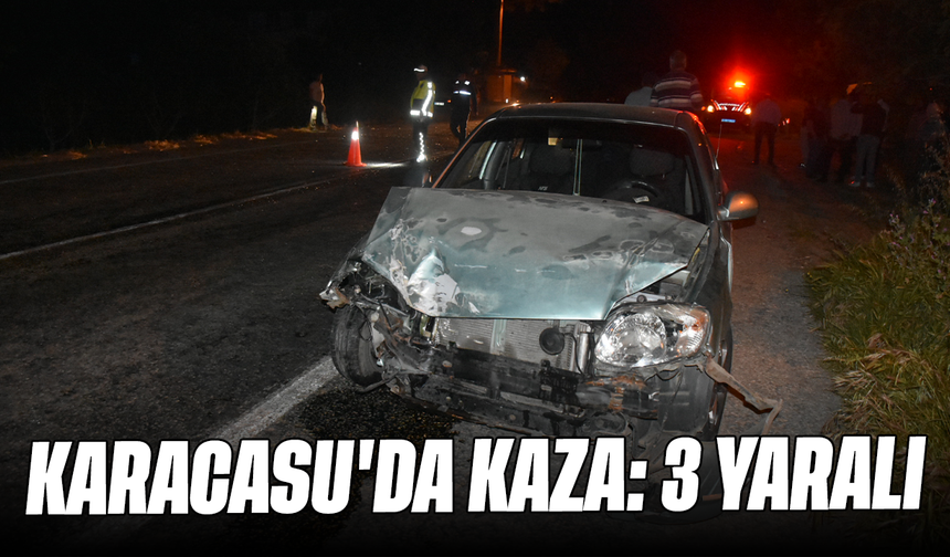 Karacasu'da kaza: 3 yaralı