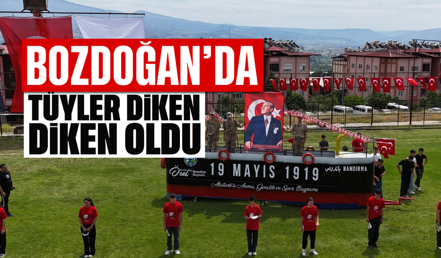 Bozdoğan'da tüyler diken diken oldu