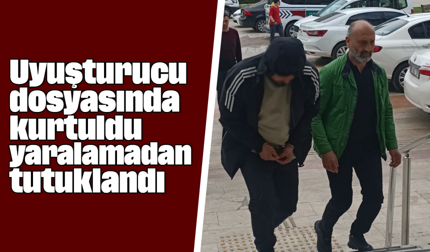 Uyuşturucu dosyasında kurtuldu, yaralamadan tutuklandı