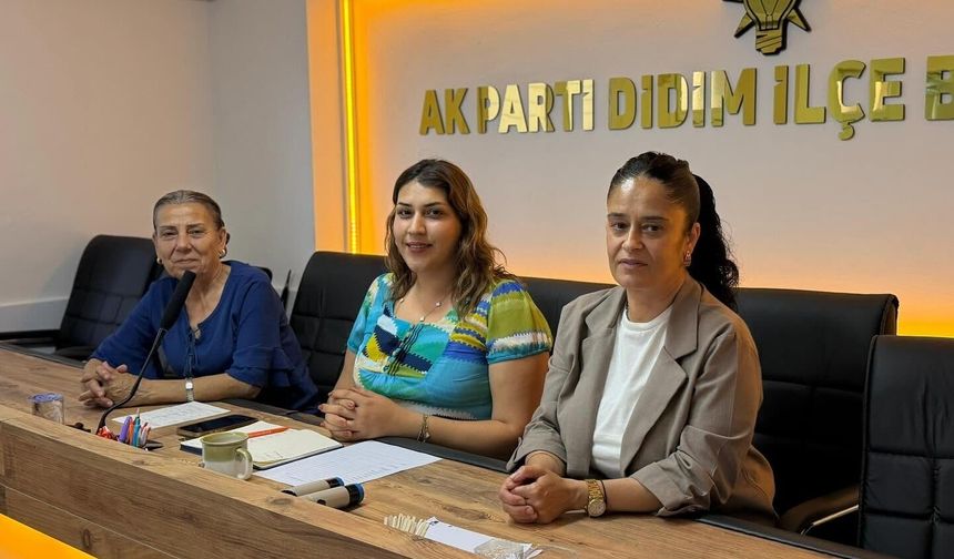 AK Parti Didim İlçe kadın kolları yürütme kurulu belli oldu