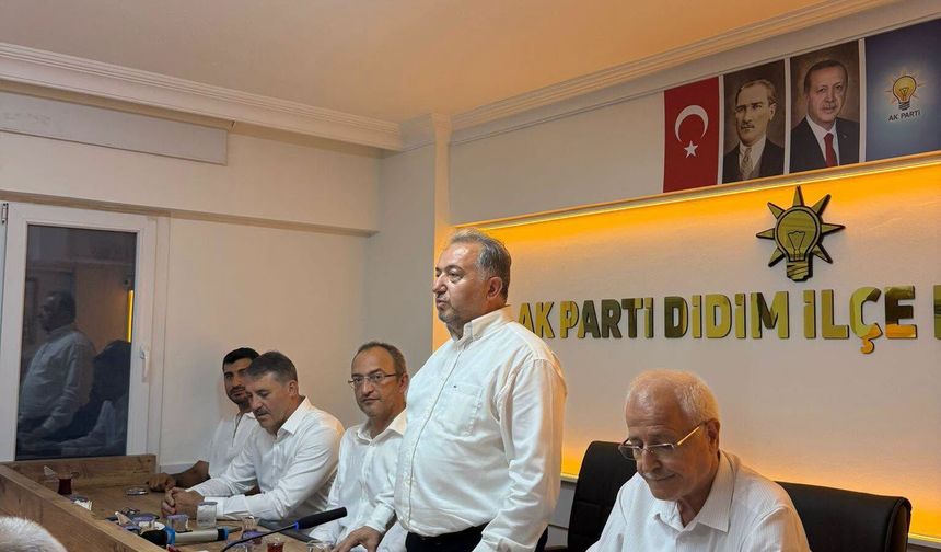 AK Parti Didim’de daraltılmış ilçe danışma toplantısı gerçekleşti