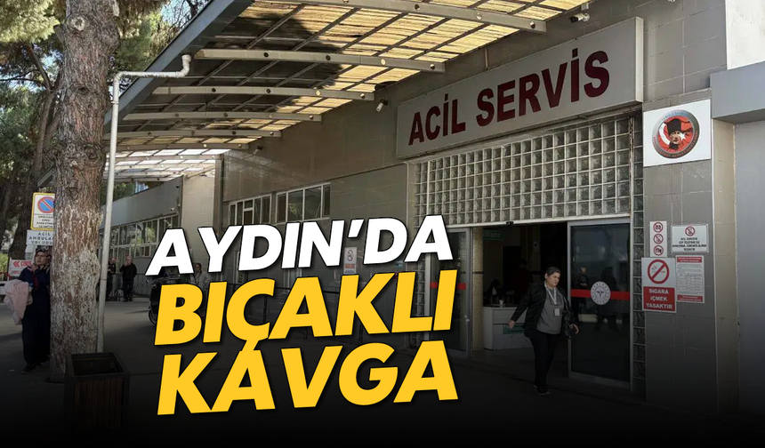Aydın’da bıçaklı kavga