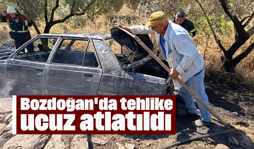 Bozdoğan'da tehlike ucuz atlatıldı