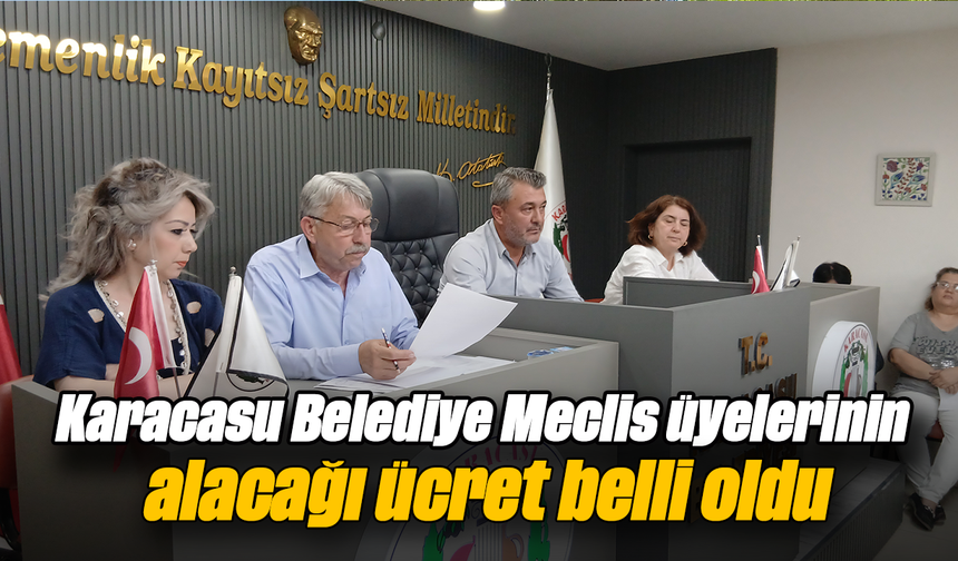Karacasu Belediye Meclis üyelerinin alacağı ücret belli oldu