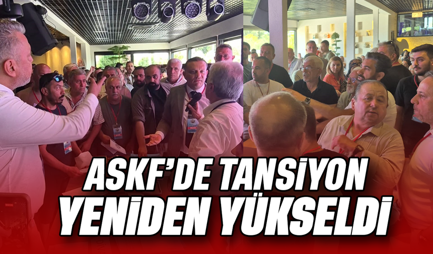 ASKF’DE tansiyon yeniden yükseldi