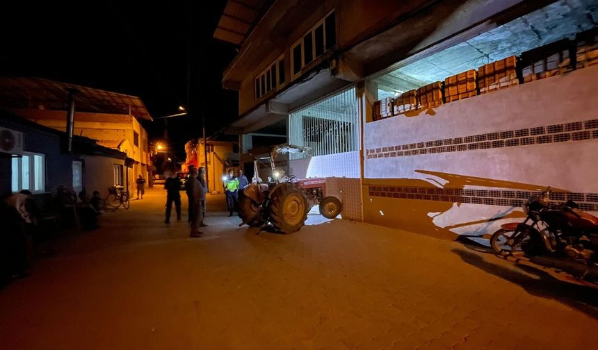 Kendi kullandığı traktörün altında kaldı :Nazilli’de alkol kaza getirdi