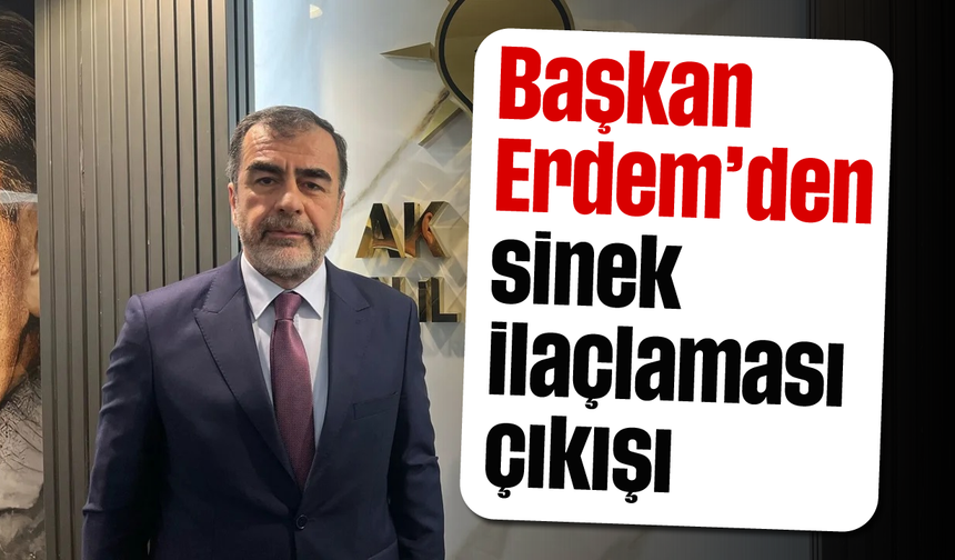Başkan Erdem'den sinek ilaçlaması çıkışı