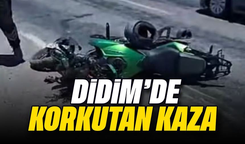 Didim'de korkutan kaza