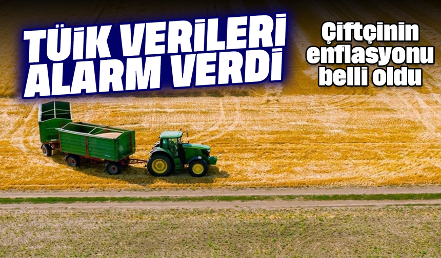 TÜİK verileri alarm verdi: Çiftçinin enflasyonu belli oldu