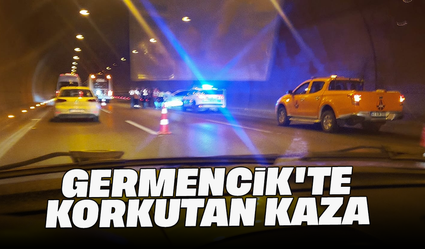 Germencik'te korkutan kaza