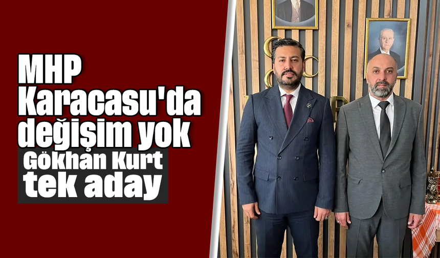 MHP Karacasu'da değişim yok: Gökhan Kurt tek aday