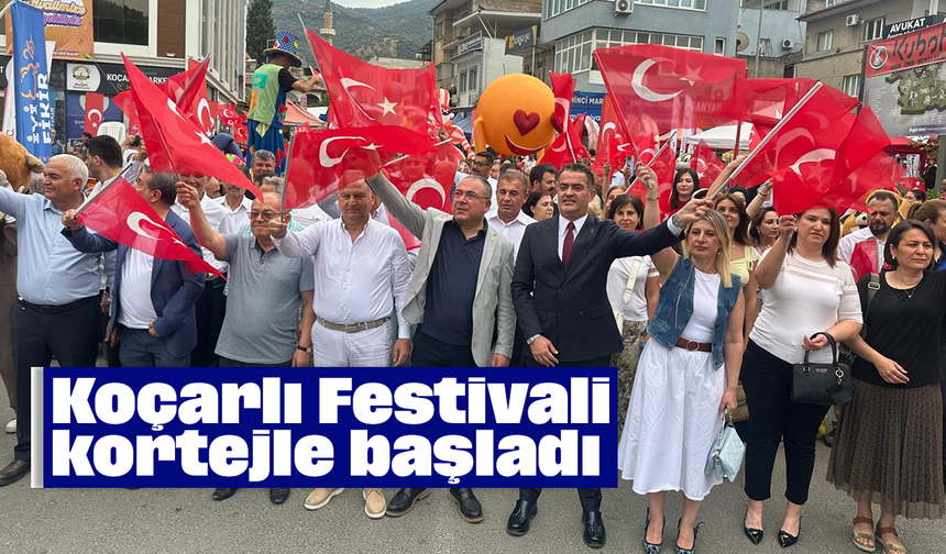 Koçarlı Festivali, kortejle başladı
