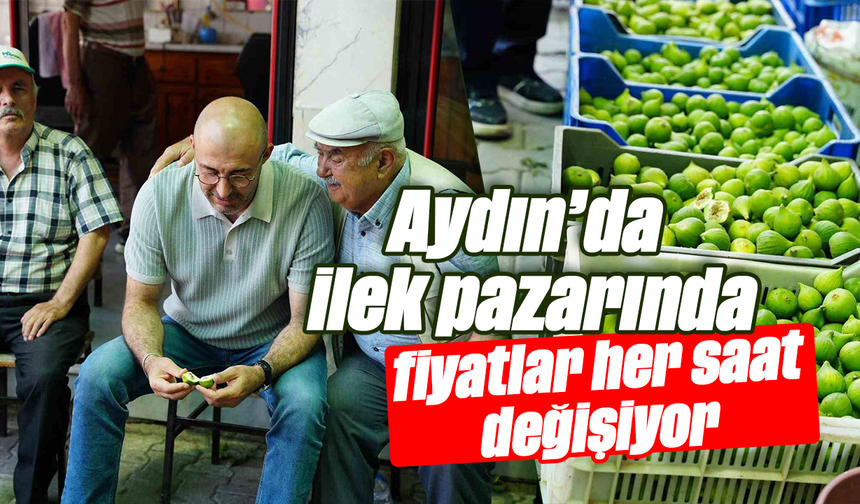 Aydın’da ilek pazarında fiyatlar her saat değişiyor