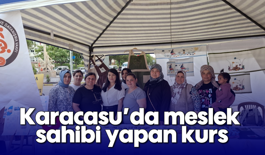 Karacasu'da meslek sahibi yapan kurs