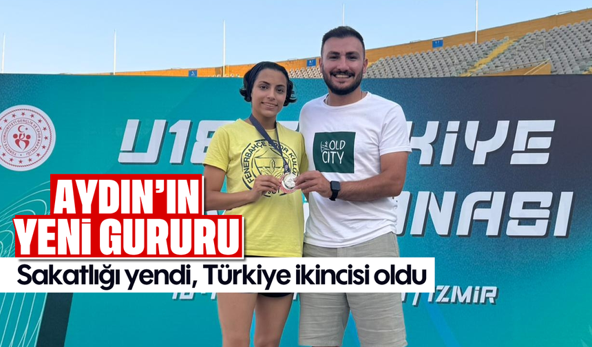 Aydın'ın yeni gururu: Sakatlığı yendi, Türkiye ikincisi oldu