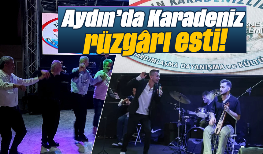 Aydın’da Karadeniz rüzgârı esti!