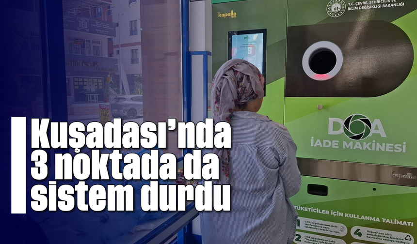 Kuşadası'nda 3 noktada sistem durdu