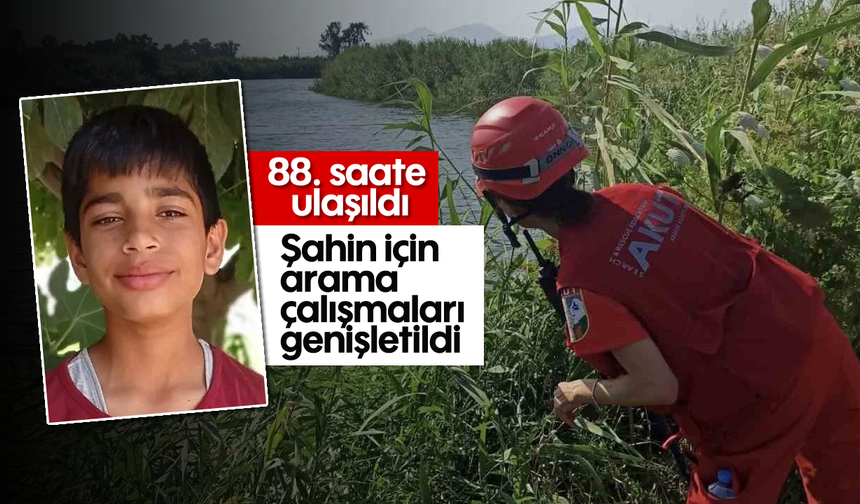 88. saate ulaşıldı: Şahin için arama çalışmaları genişletildi