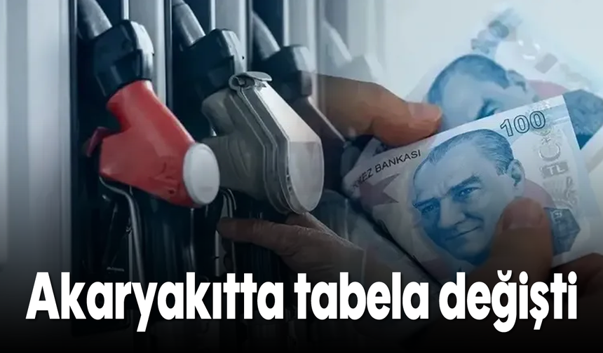 Akaryakıtta tabela değişti: Dev zam geldi
