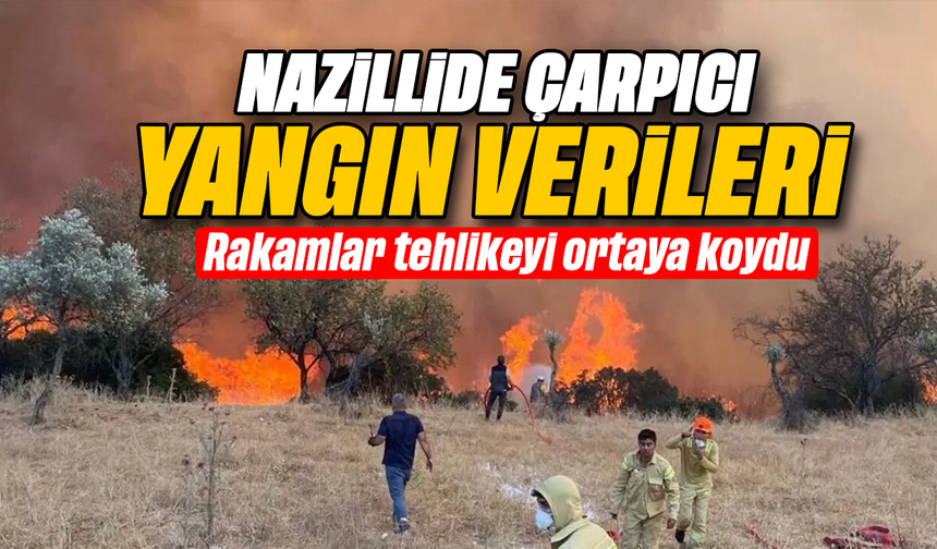 Nazilli'de çarpıcı yangın verileri :  Rakamlar tehlikeyi ortaya koydu