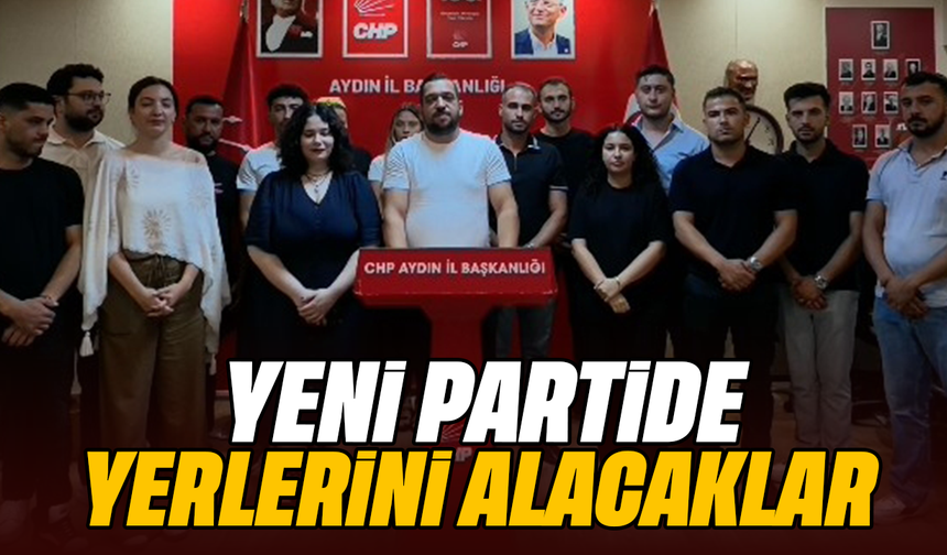 Yeni partide yerlerini alacaklar