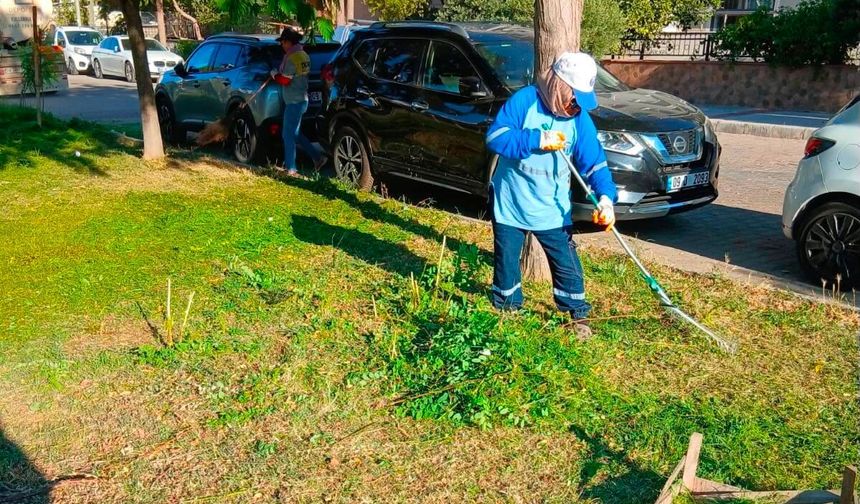 Didim Belediyesi kent genelinde bakım çalışmalarını sürdürüyor