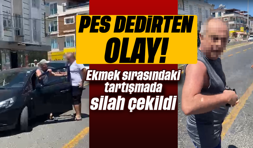 Pes dedirten olay; Ekmek sırasındaki tartışmada silah çekildi