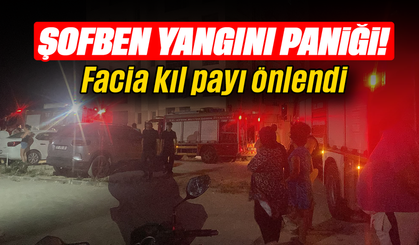 Şofben yangını paniği: Facia kıl payı önlendi