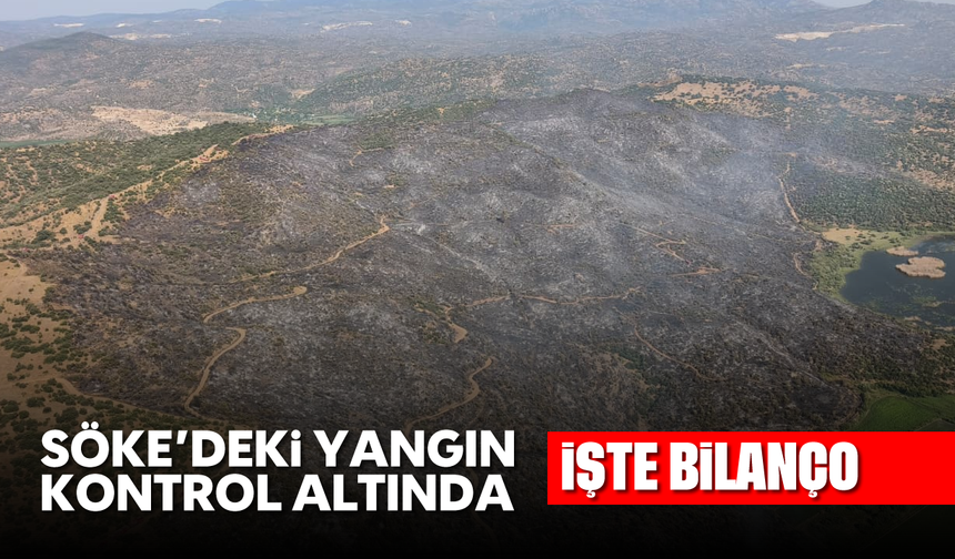 Söke'deki yangın kontrol altında