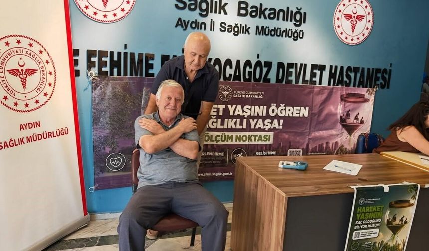 Söke’de vatandaşların hareket yaşı ölçüldü