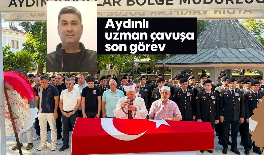 Aydınlı uzman çavuşa son görev