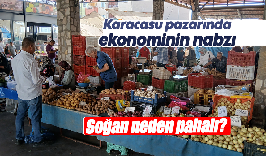 Karacasu pazarında ekonominin nabzı: Soğan neden pahalı?