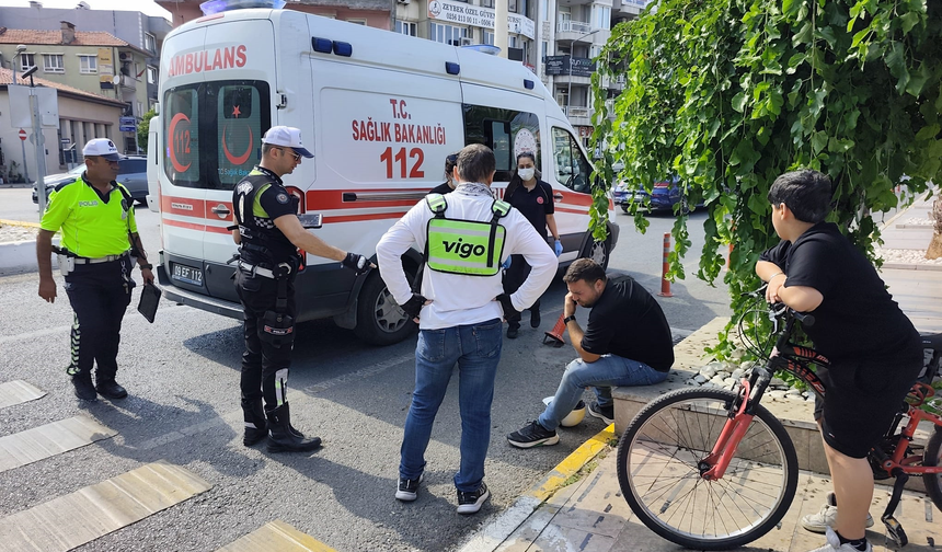 Aydın’da motosikletler çarpıştı: iki sürücü hastanelik oldu