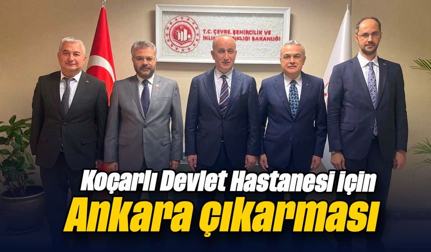Koçarlı Devlet Hastanesi için Ankara çıkarması