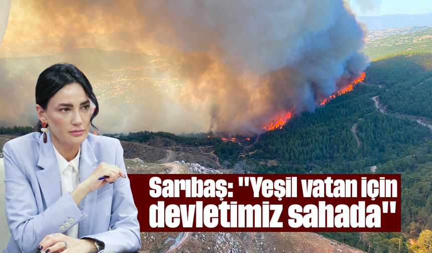 Sarıbaş: "Yeşil vatan için devletimiz sahada"