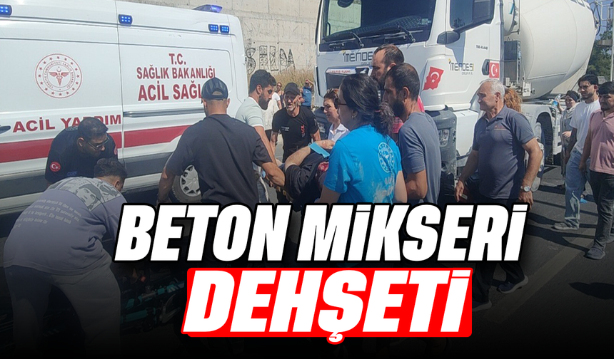 Beton mikseri dehşeti
