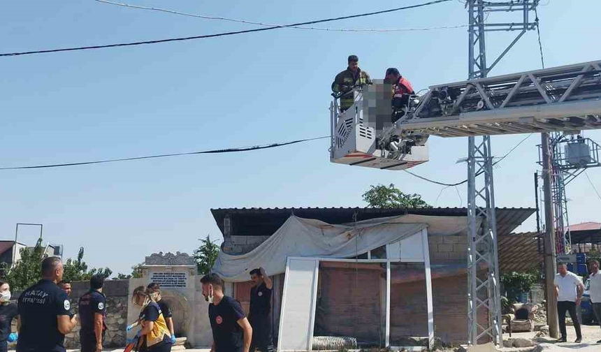 Elektrik direğinde bir kişi ölü bulundu