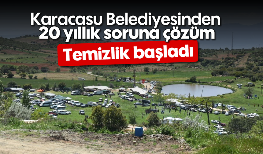 Karacasu Belediyesinden 20 yıllık soruna çözüm: Temizlik başladı