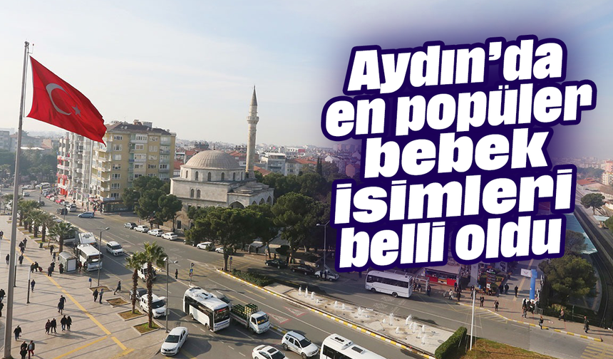 Aydın’da en popüler bebek isimleri belli oldu