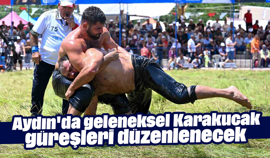 Aydın'da geleneksel Karakucak güreşleri düzenlenecek
