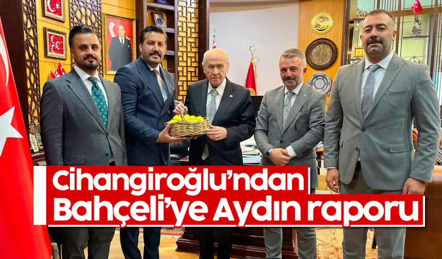 Cihangiroğlu’ndan Bahçeli’ye Aydın raporu