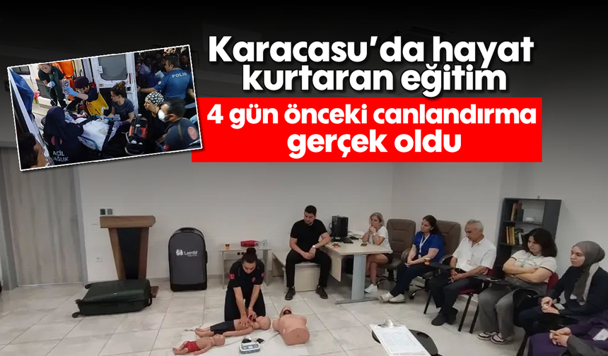 Karacasu’da hayat kurtaran eğitim
