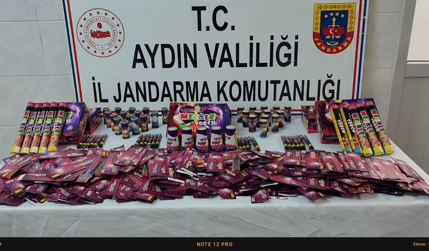 Didim’de iş yerinden 4 bin 630 yasaklı yanıcı madde çıktı