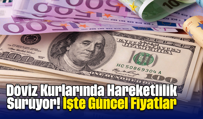 Döviz Kurlarında Hareketlilik Sürüyor! İşte Güncel Fiyatlar