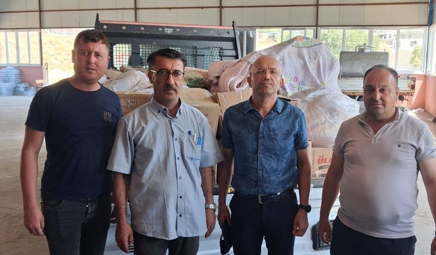 Germencik’ten Çine’ye yardım eli