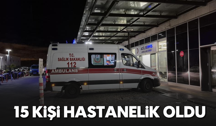 Otelde korku dolu anlar: 15 kişi hastaneye kaldırıldı