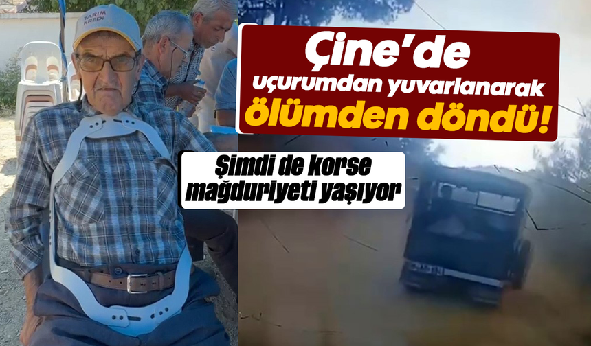 Çine’de uçurumdan yuvarlanarak ölümden döndü! Şimdi de korse mağduriyeti yaşıyor